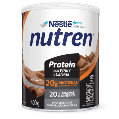 Suplemento Alimentar Nutren Protein Chocolate Nestlé - 400g