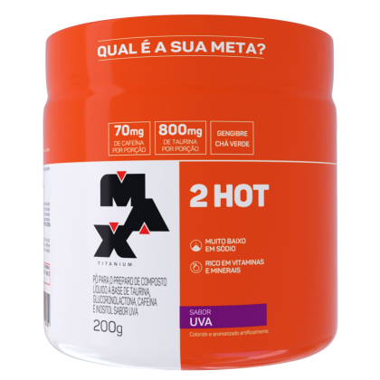 Termogênico 2Hot Max Titanium Uva - 200g