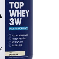 Top Whey 3W + Performance Max Titanium Baunilha - 900g