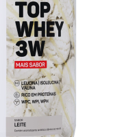 Top Whey 3W + Sabor Max Titanium Leite - 900g