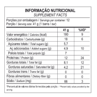 Top Whey Bar Max Titanium Amendoim - 12 unidades de 41g cada