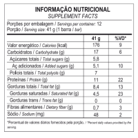 Top Whey Bar Max Titanium Brigadeiro - 12 unidades de 41g cada