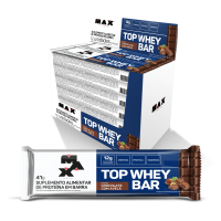 Top Whey Bar Max Titanium Chocolate com Avelã - 12 unidades de 41g cada Top Whey Bar Max Titanium Chocolate com Avelã - 12 unidades de 41g cada