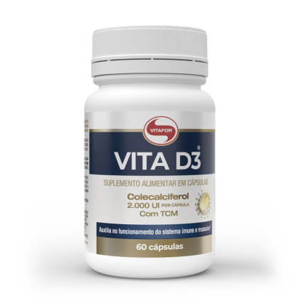 Vita D3 Vitafor - 60 cápsulas Vita D3 Vitafor - 60 cápsulas