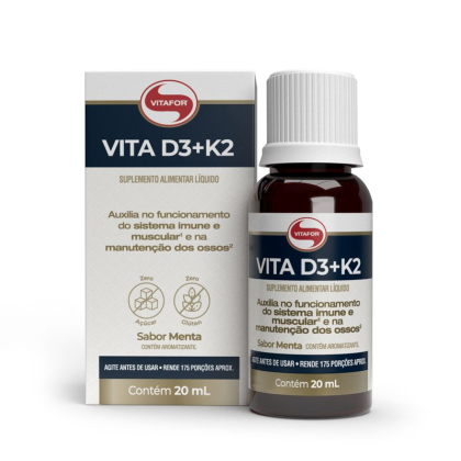 Vita D3 + K2 Menta Vitafor - 20ml