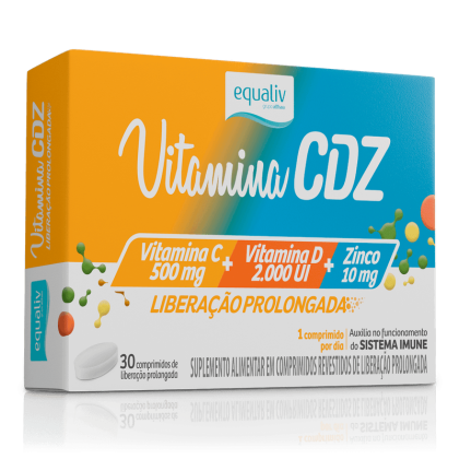 Vitamina CDZ Equaliv - 30 comprimidos Vitamina CDZ Equaliv - 30 comprimidos