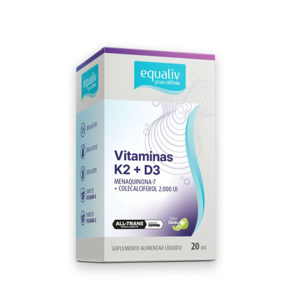 Vitamina K 80 mcg + D 2000ui Equaliv - 20ml Vitamina K 80 mcg + D 2000ui Equaliv - 20ml