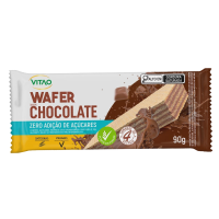 Wafer Chocolate Zero Açúcar Vitao - 90g