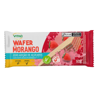 Wafer Morango Zero Açúcar Vitao - 90g