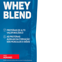 Whey Blend Refil Max Titanium Morango - 900g Whey Blend Refil Max Titanium Morango - 900g
