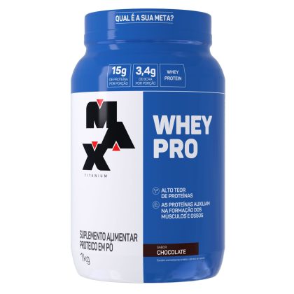 Whey Pro Max Titanium Chocolate - 1kg